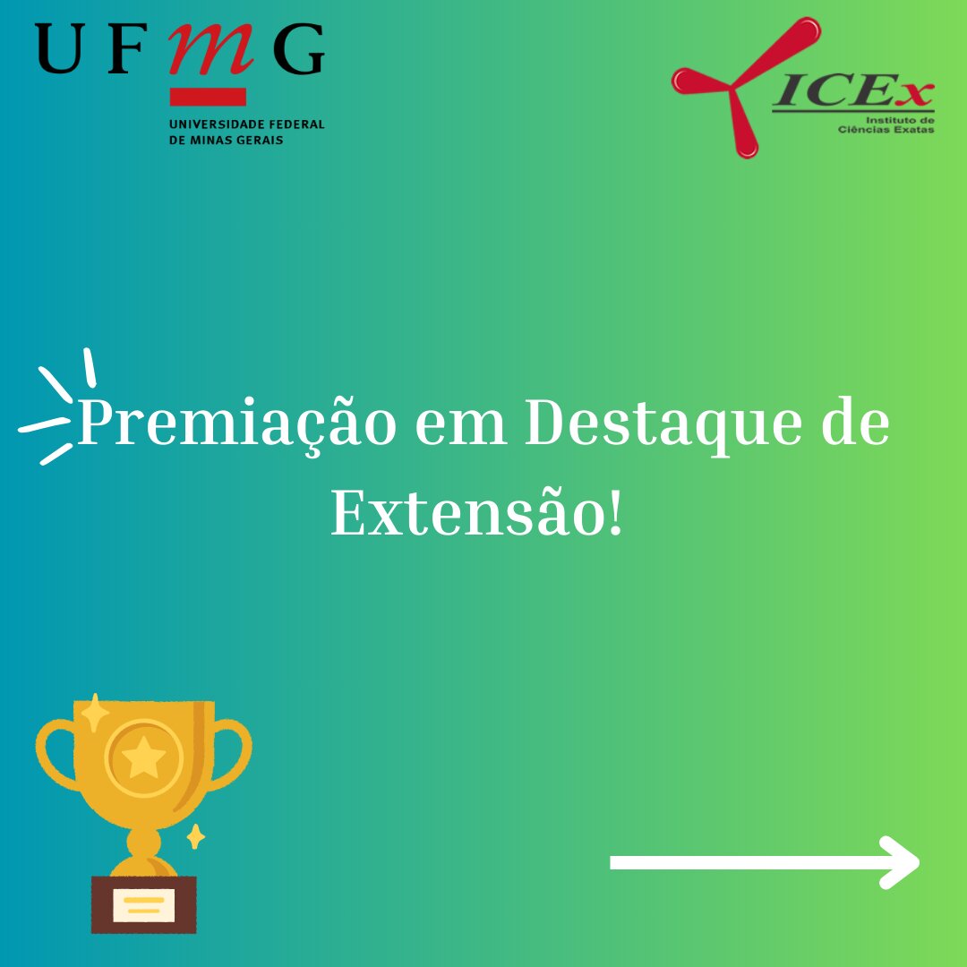 Premiação destaque em extensão!